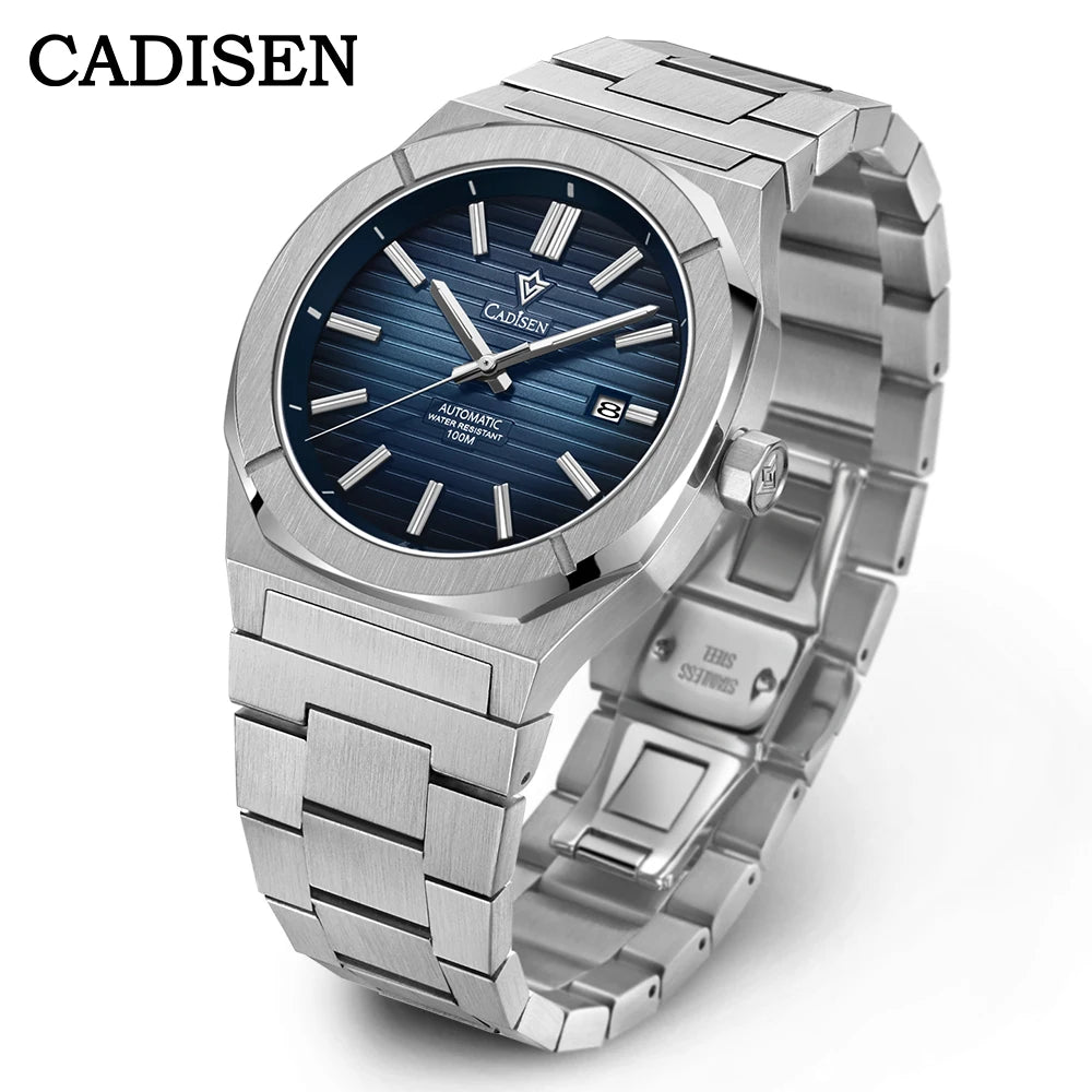 Cadisen Diver Nautilus — Reloj automático tipo Nautilus con zafiro y Miyota 8215