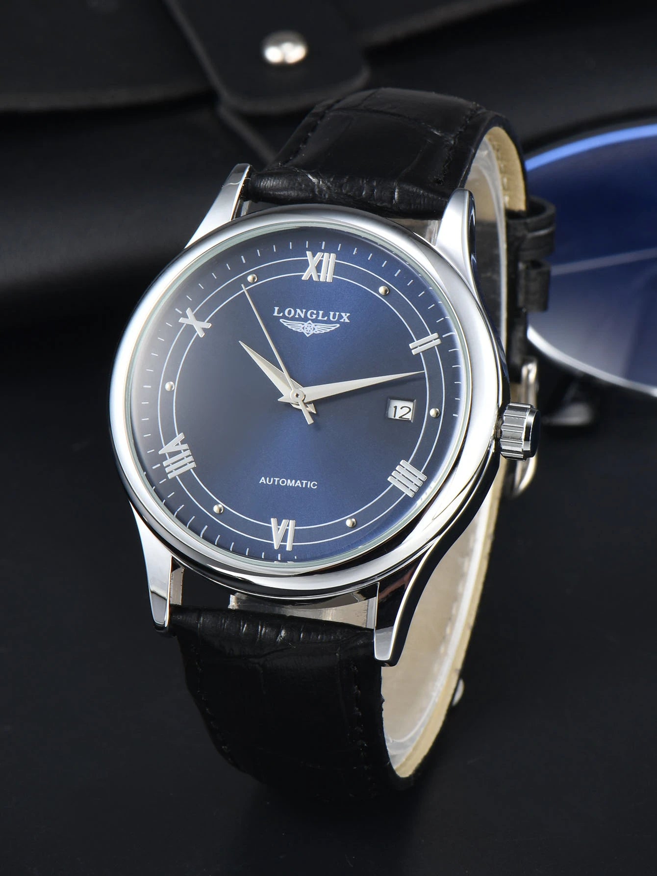 Longlux 8020LP — Reloj automático asequible con correa de cuero