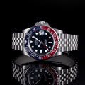 Sugess GMT — Diver automático con Peacock SL3032 y pulsera Jubilee