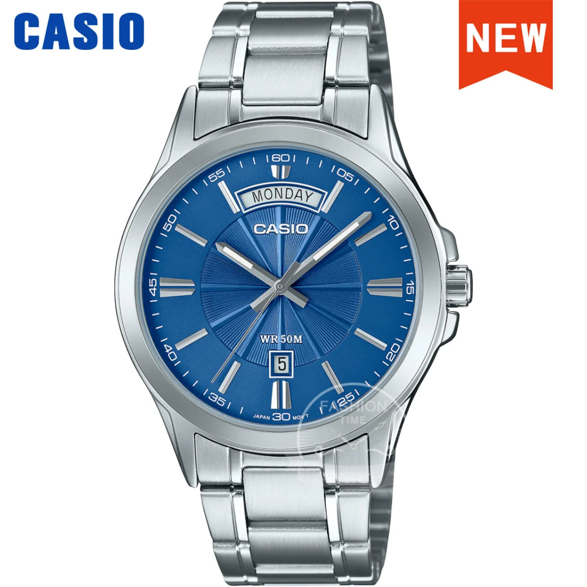 Casio MTP-1381D — Reloj clásico cuarzo con esfera limpia y fecha