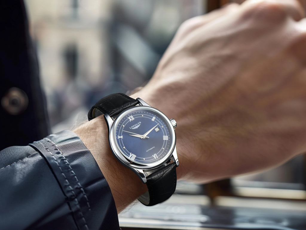 Longlux 8020LP — Reloj automático asequible con correa de cuero
