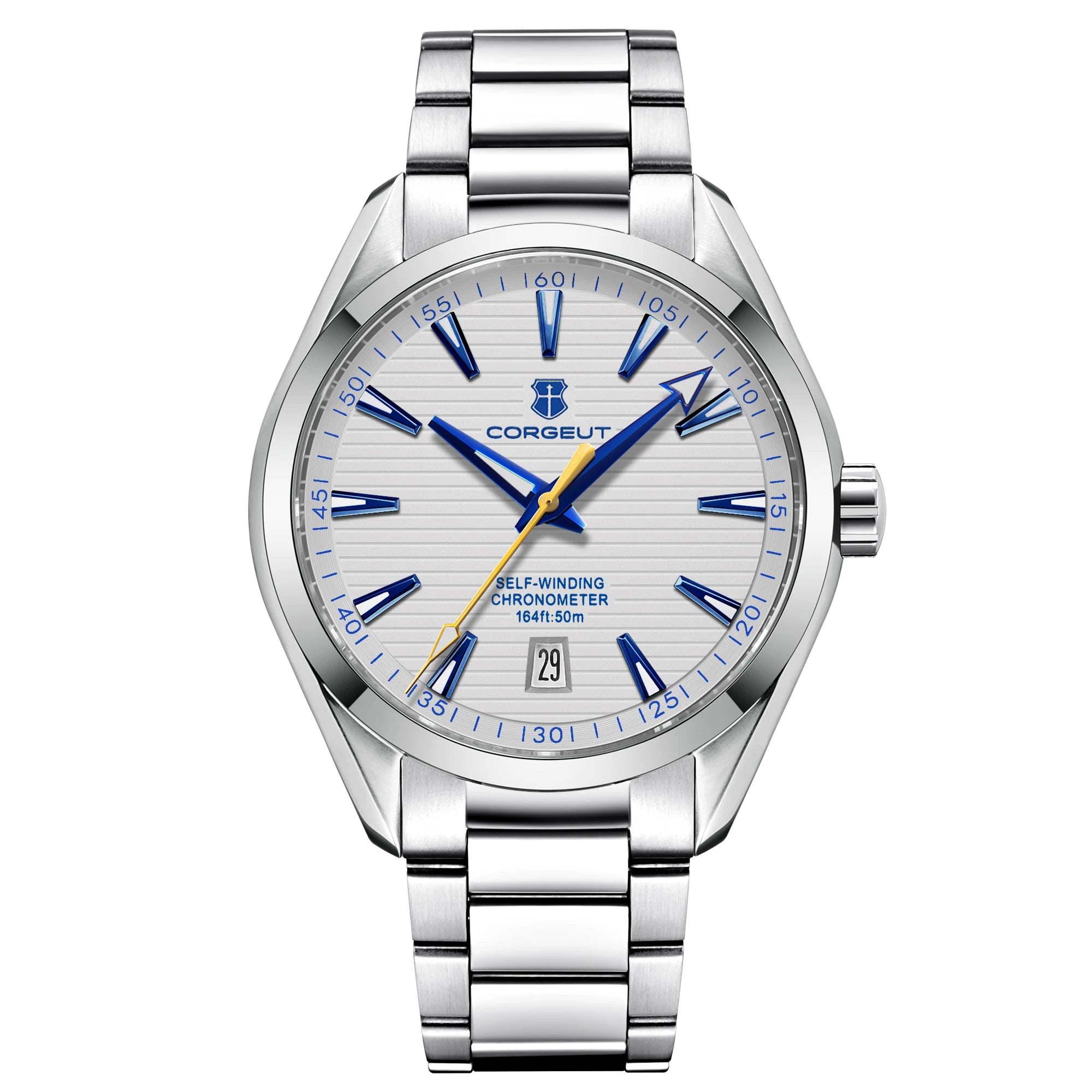 Corgeut 41 mm — Reloj automático diver con zafiro y Seiko NH35