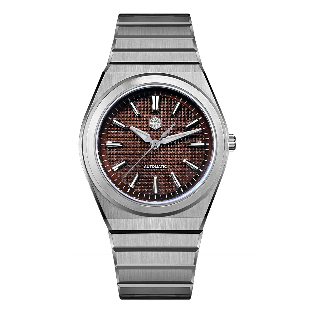 San Martin SN0152 — Reloj integrado tipo PRX esfera Waffle 3D y Miyota 90S5 (39 mm)