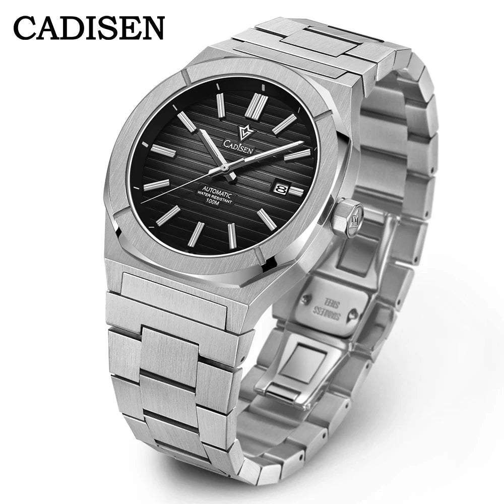 Cadisen Diver Nautilus — Reloj automático tipo Nautilus con zafiro y Miyota 8215