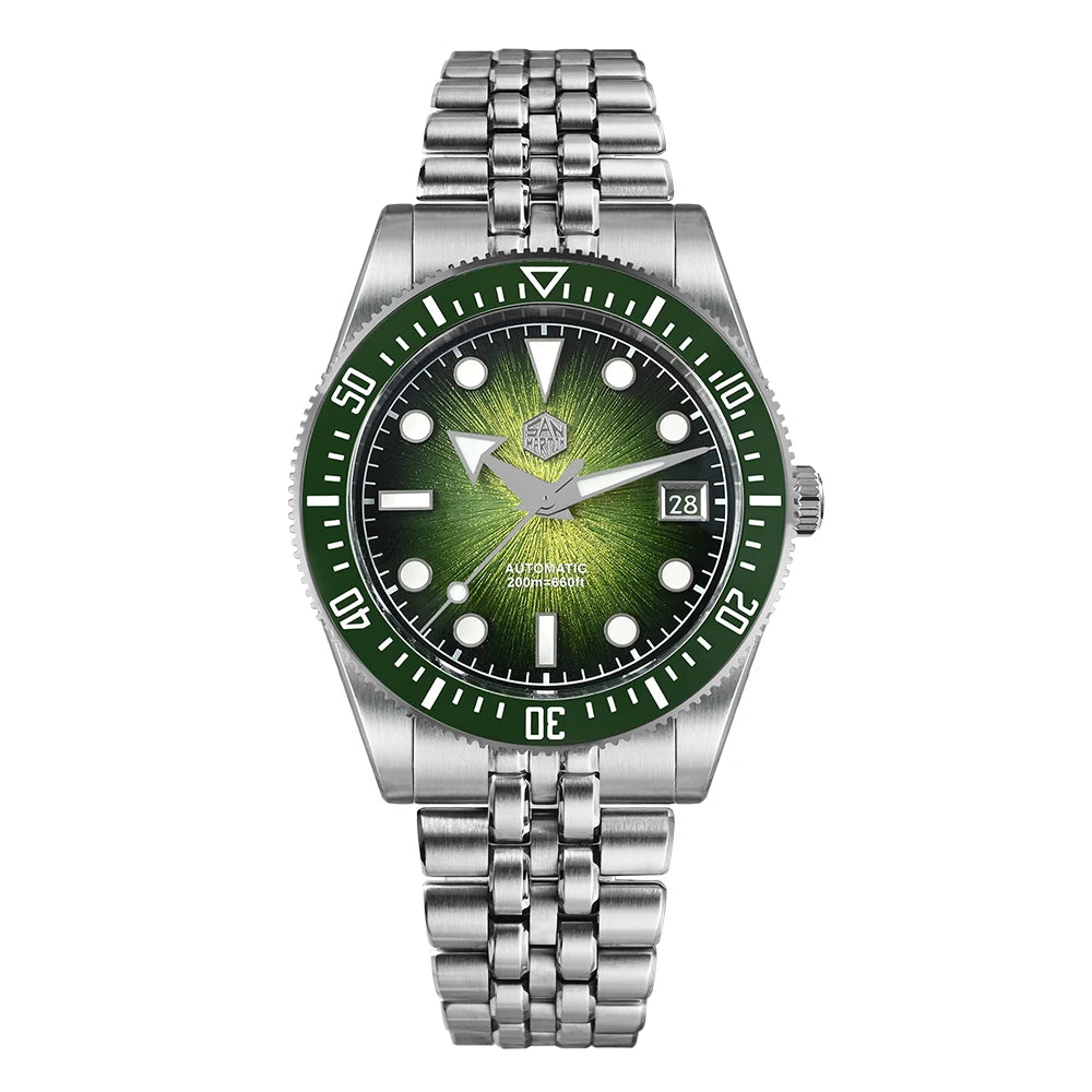 San Martin SN0148 — Submariner esfera esmalte JianZhan y Miyota 9015 (37,5 o 40 mm)