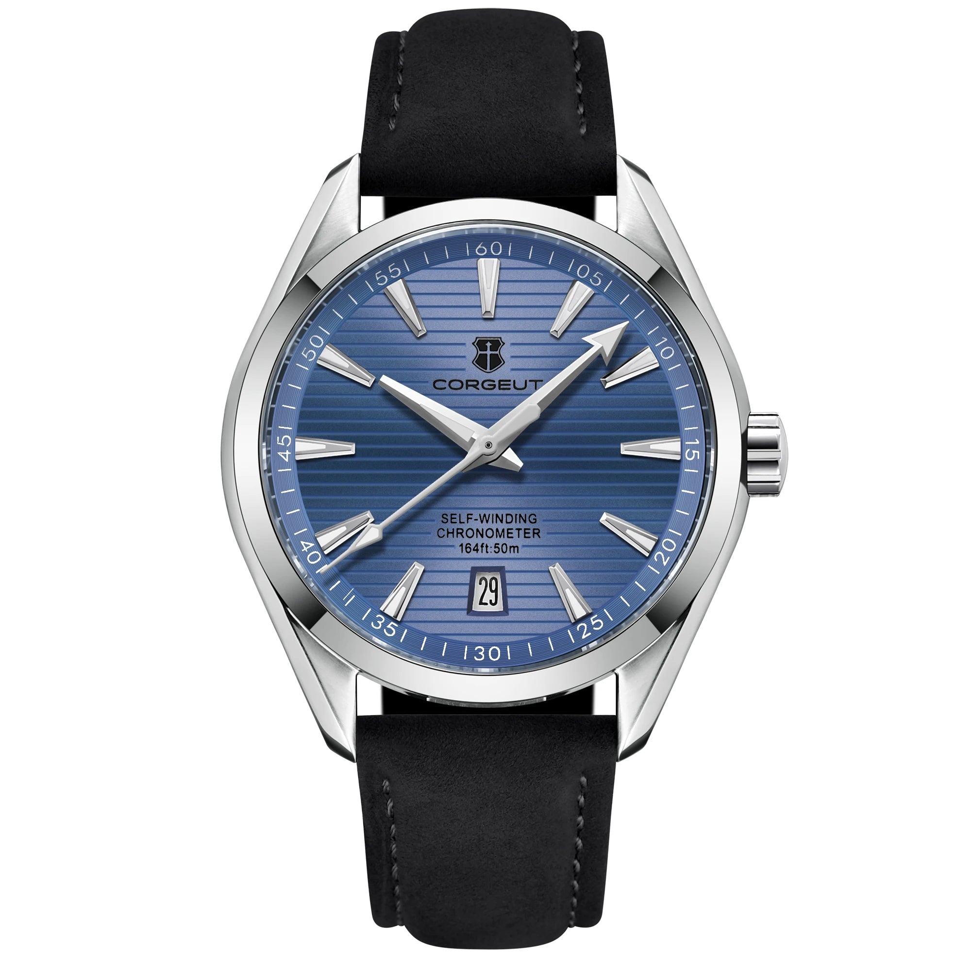 Corgeut 41 mm — Reloj automático diver con zafiro y Seiko NH35