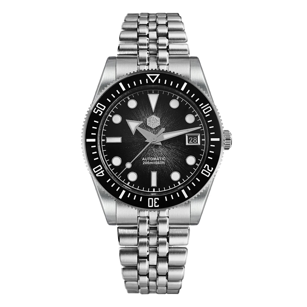 San Martin SN0148 — Submariner esfera esmalte JianZhan y Miyota 9015 (37,5 o 40 mm)