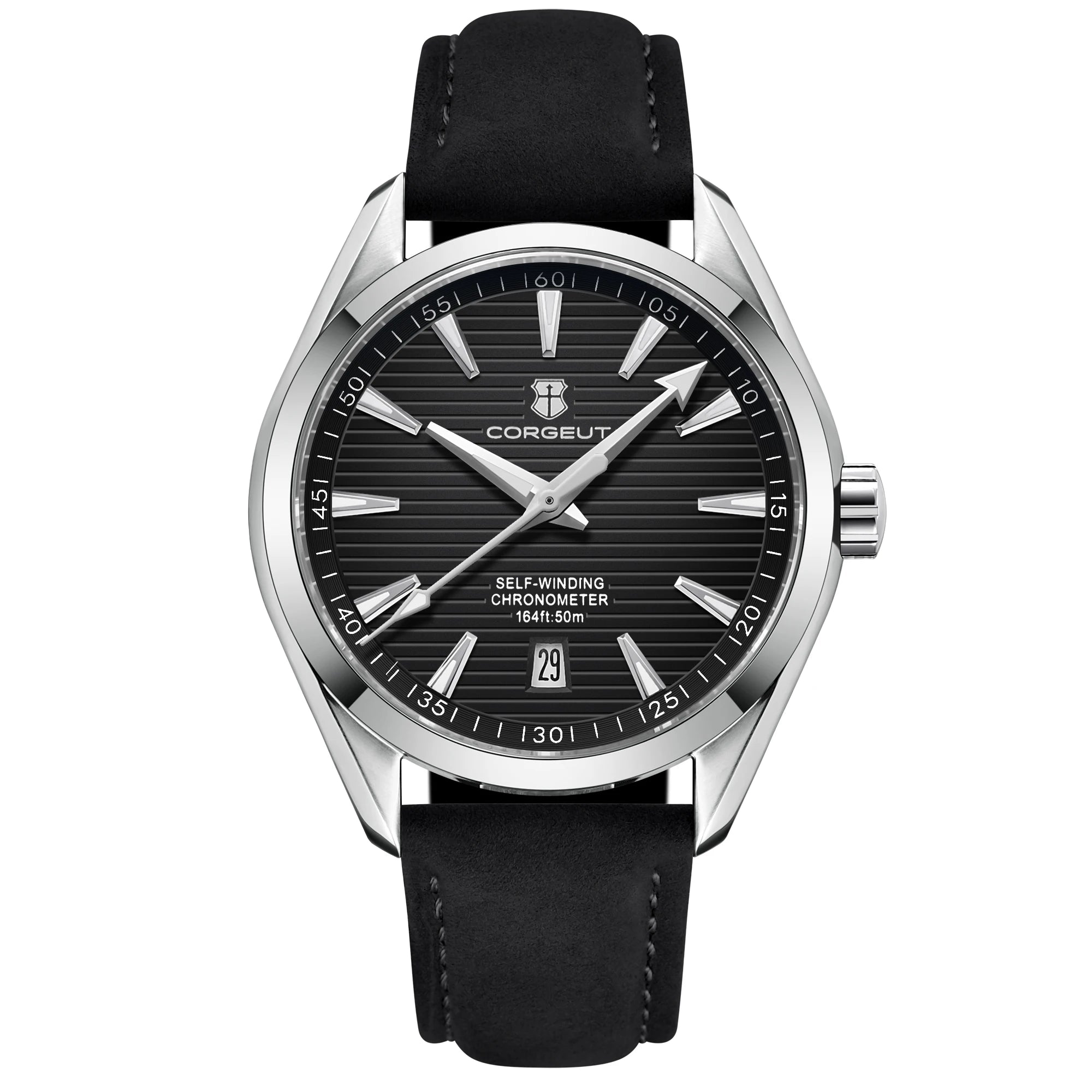 Corgeut 41 mm — Reloj automático diver con zafiro y Seiko NH35