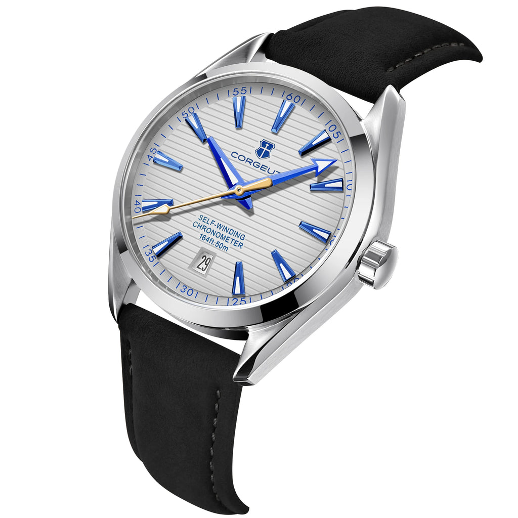 Corgeut 41 mm — Reloj automático diver con zafiro y Seiko NH35