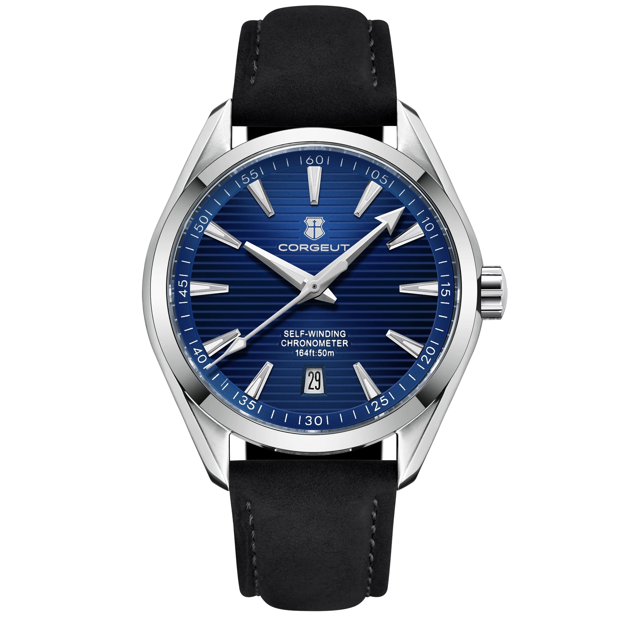 Corgeut 41 mm — Reloj automático diver con zafiro y Seiko NH35