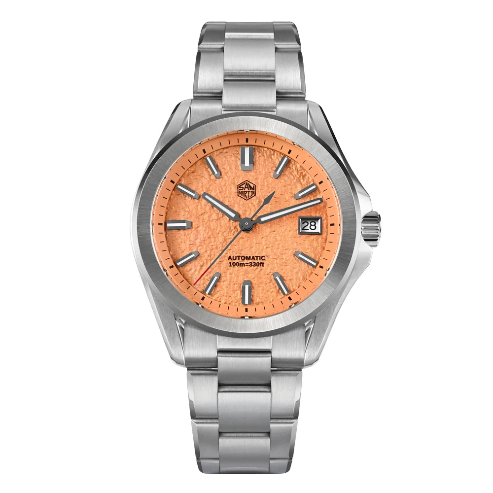 San Martin SN0129 — Reloj automático 39 mm con zafiro AR y movimiento Seiko NH35