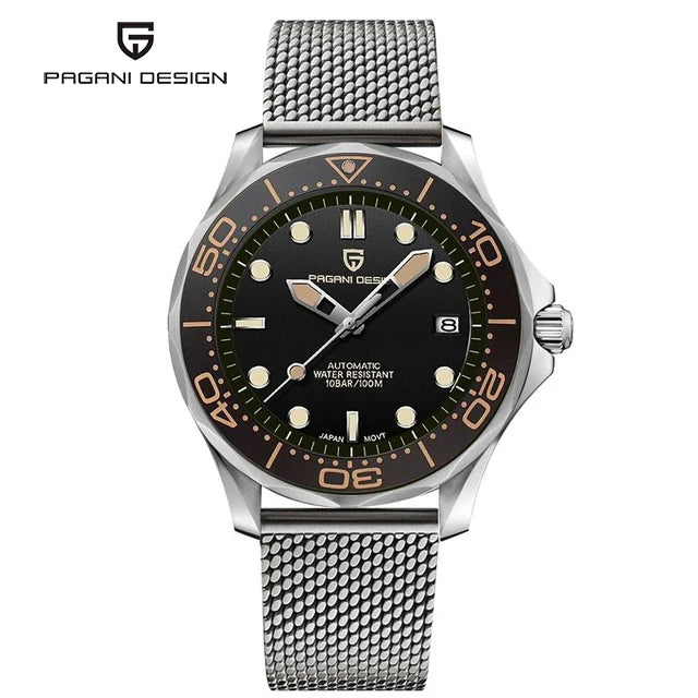 Pagani Design Automático — Reloj automático con Miyota 8215 y correa de caucho