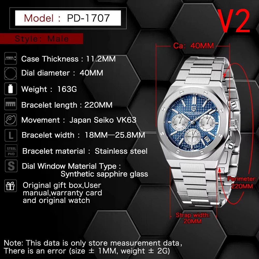 Pagani Design Chronograph VK63 Sport