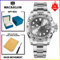 Macarlon Explorer II — Reloj automático con zafiro y Seiko NH35