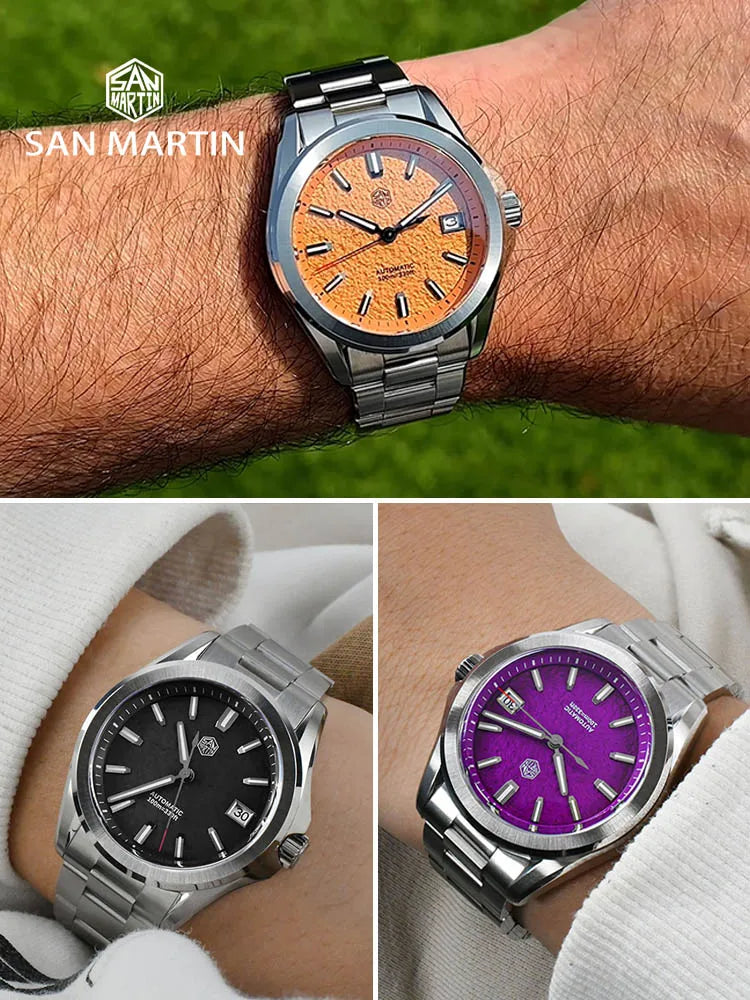 San Martin SN0129 — Reloj automático 39 mm con zafiro AR y movimiento Seiko NH35