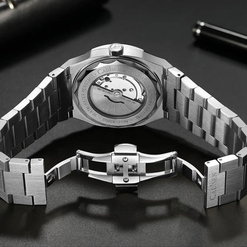 Cadisen Diver Nautilus — Reloj automático tipo Nautilus con zafiro y Miyota 8215