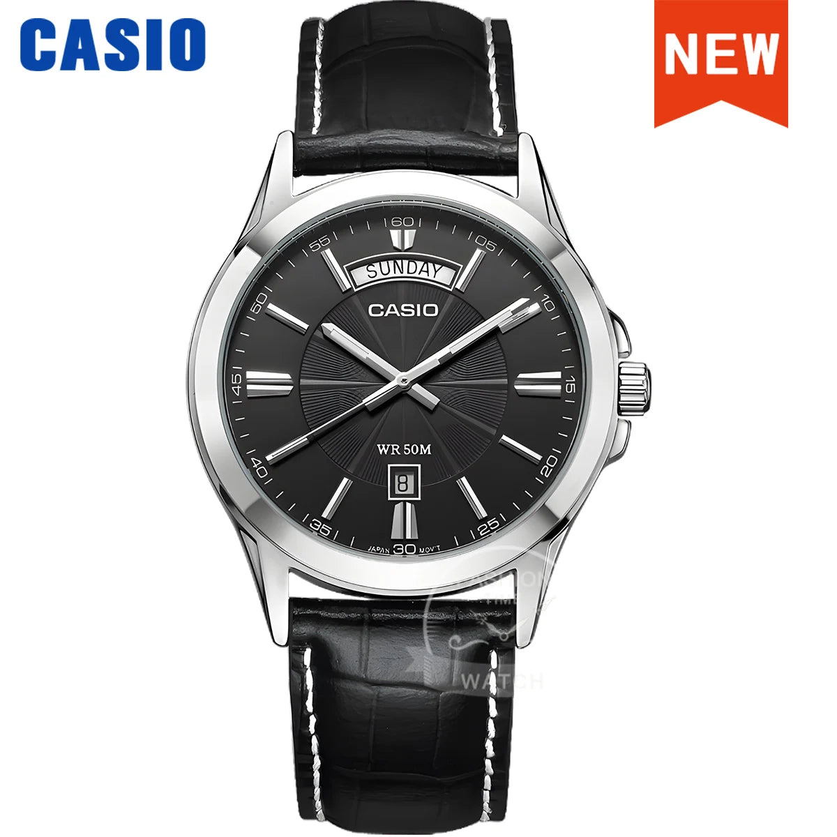Casio MTP-1381D — Reloj clásico cuarzo con esfera limpia y fecha