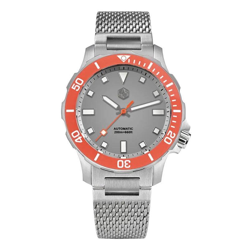 San Martin SN0085 — Diver Black Bay 20 ATM con Seiko NH35