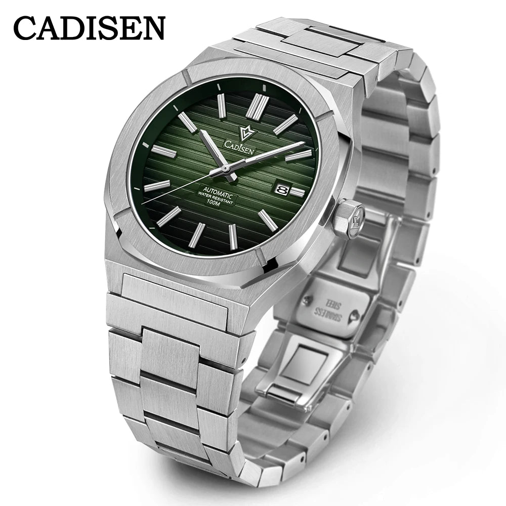 Cadisen Diver Nautilus — Reloj automático tipo Nautilus con zafiro y Miyota 8215