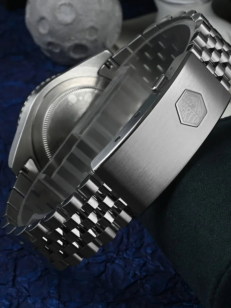 San Martin SN0133 — Diver vintage 40 mm con bisel zafiro y NH35 (20 ATM)