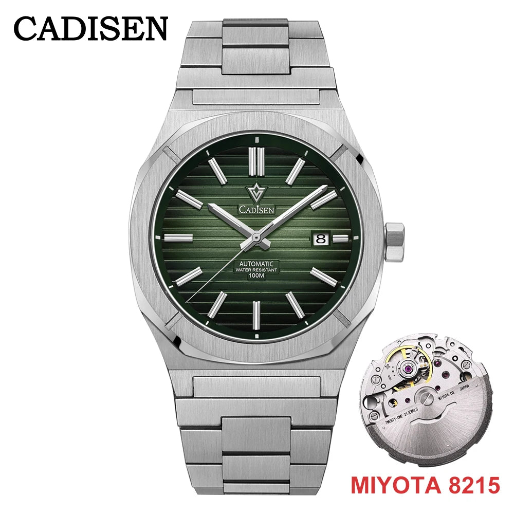 Cadisen Diver Nautilus — Reloj automático tipo Nautilus con zafiro y Miyota 8215
