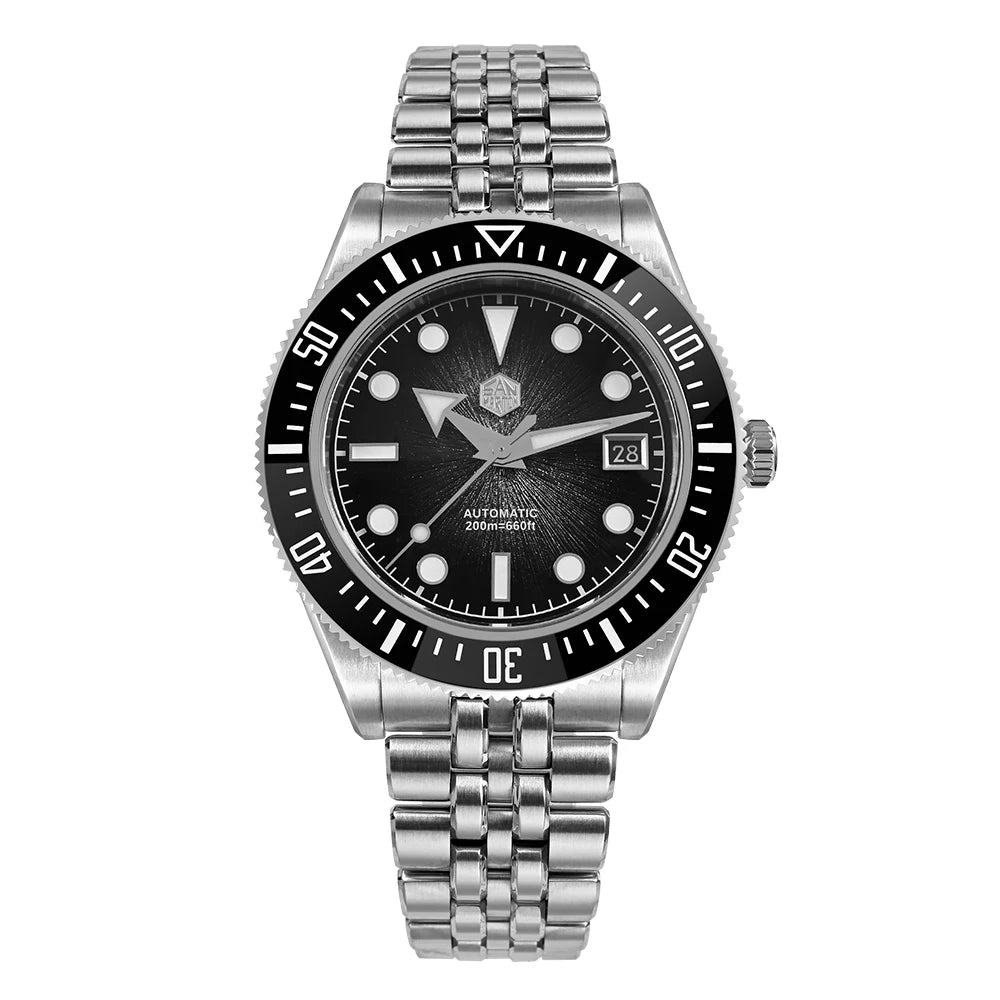 San Martin SN0148 — Submariner esfera esmalte JianZhan y Miyota 9015 (37,5 o 40 mm)