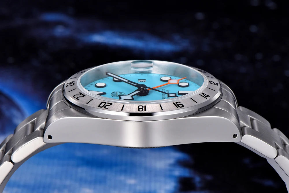 RollsTimi Explorer II — GMT automático con zafiro y Seiko NH34