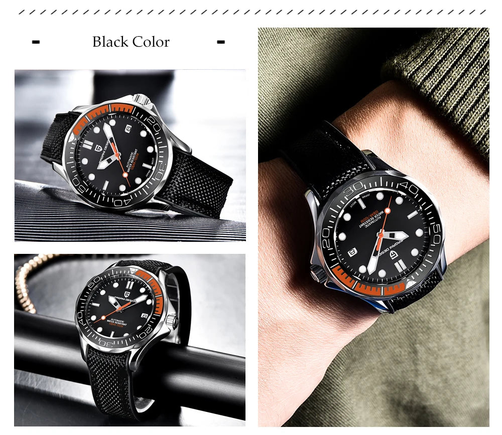Pagani Design Automático — Reloj automático con Miyota 8215 y correa de caucho