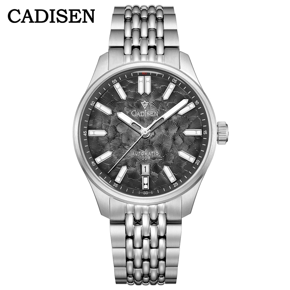 Cadisen C8247 — Reloj automático de negocios con Miyota 8215 (10 ATM)