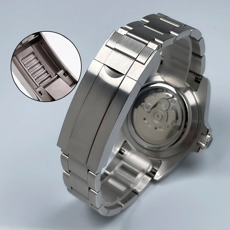 Macarlon Explorer 2 — Reloj automático 39 mm con bisel grabado y Seiko NH35