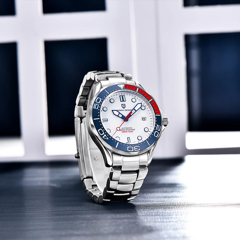 Pagani Design Automático — Reloj automático con Miyota 8215 y correa de caucho