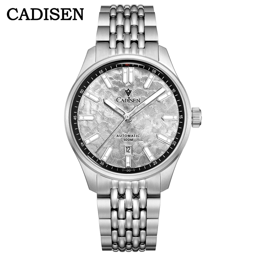 Cadisen C8247 — Reloj automático de negocios con Miyota 8215 (10 ATM)
