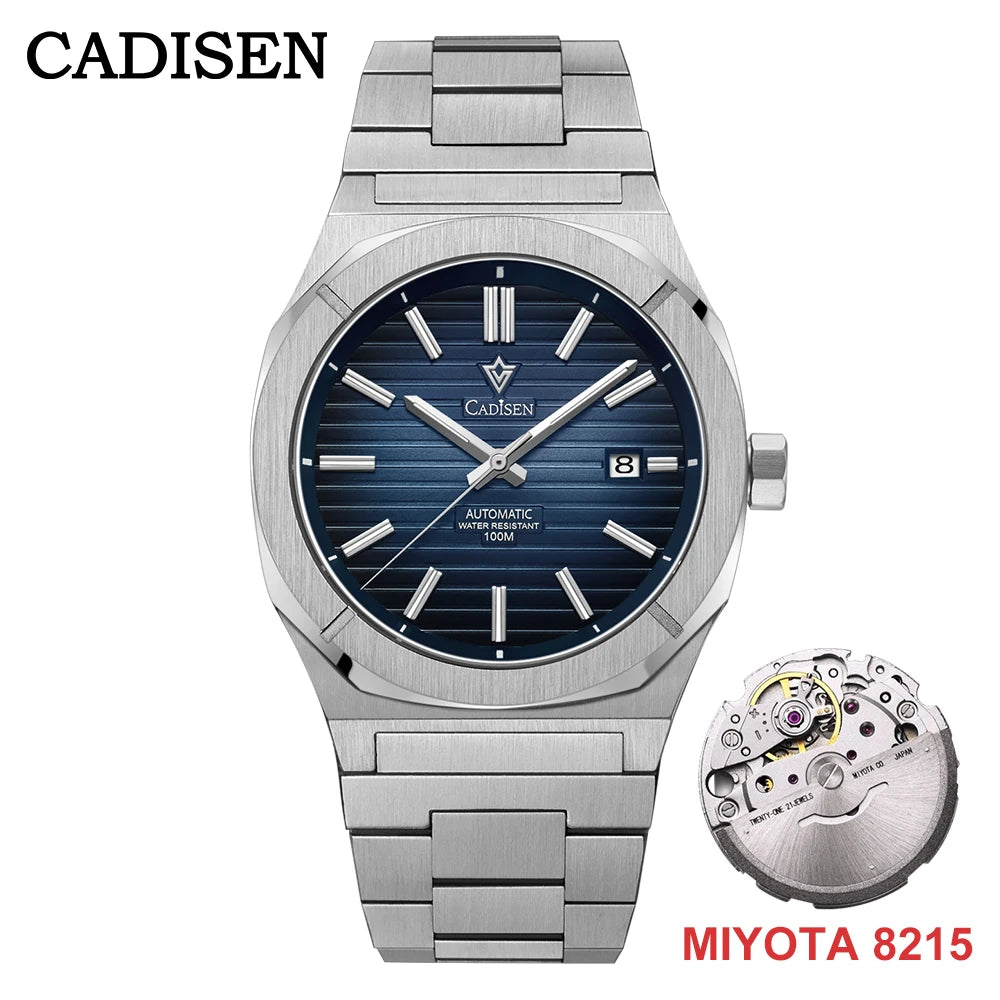 Cadisen Diver Nautilus — Reloj automático tipo Nautilus con zafiro y Miyota 8215
