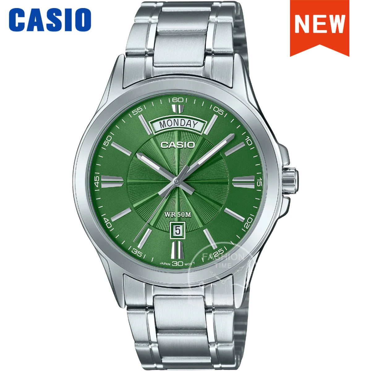 Casio MTP-1381D — Reloj clásico cuarzo con esfera limpia y fecha