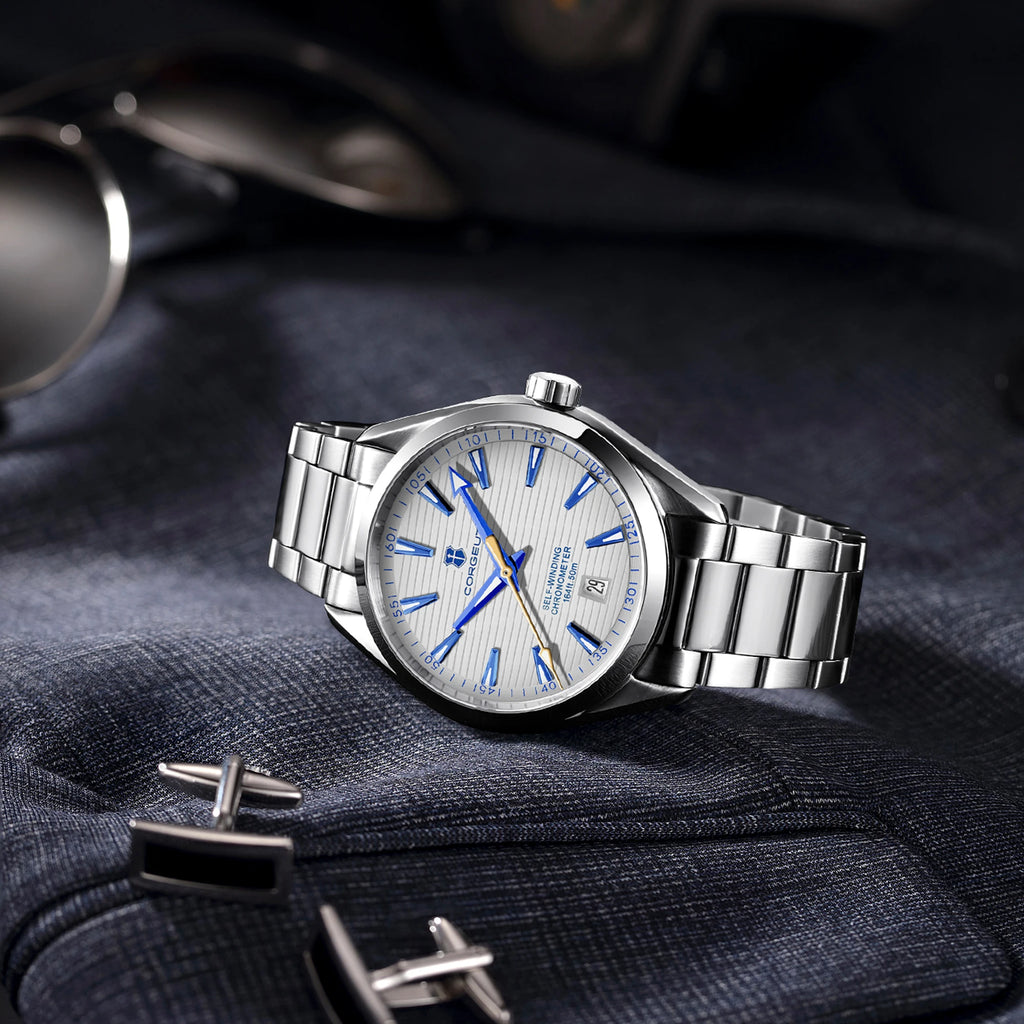 Corgeut 41 mm — Reloj automático diver con zafiro y Seiko NH35