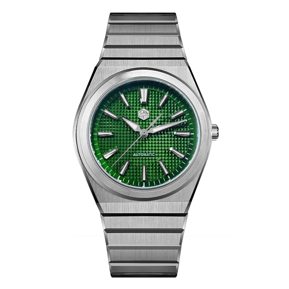San Martin SN0152 — Reloj integrado tipo PRX esfera Waffle 3D y Miyota 90S5 (39 mm)