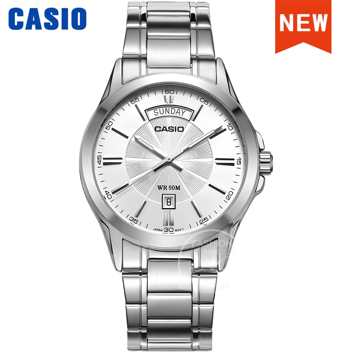 Casio MTP-1381D — Reloj clásico cuarzo con esfera limpia y fecha