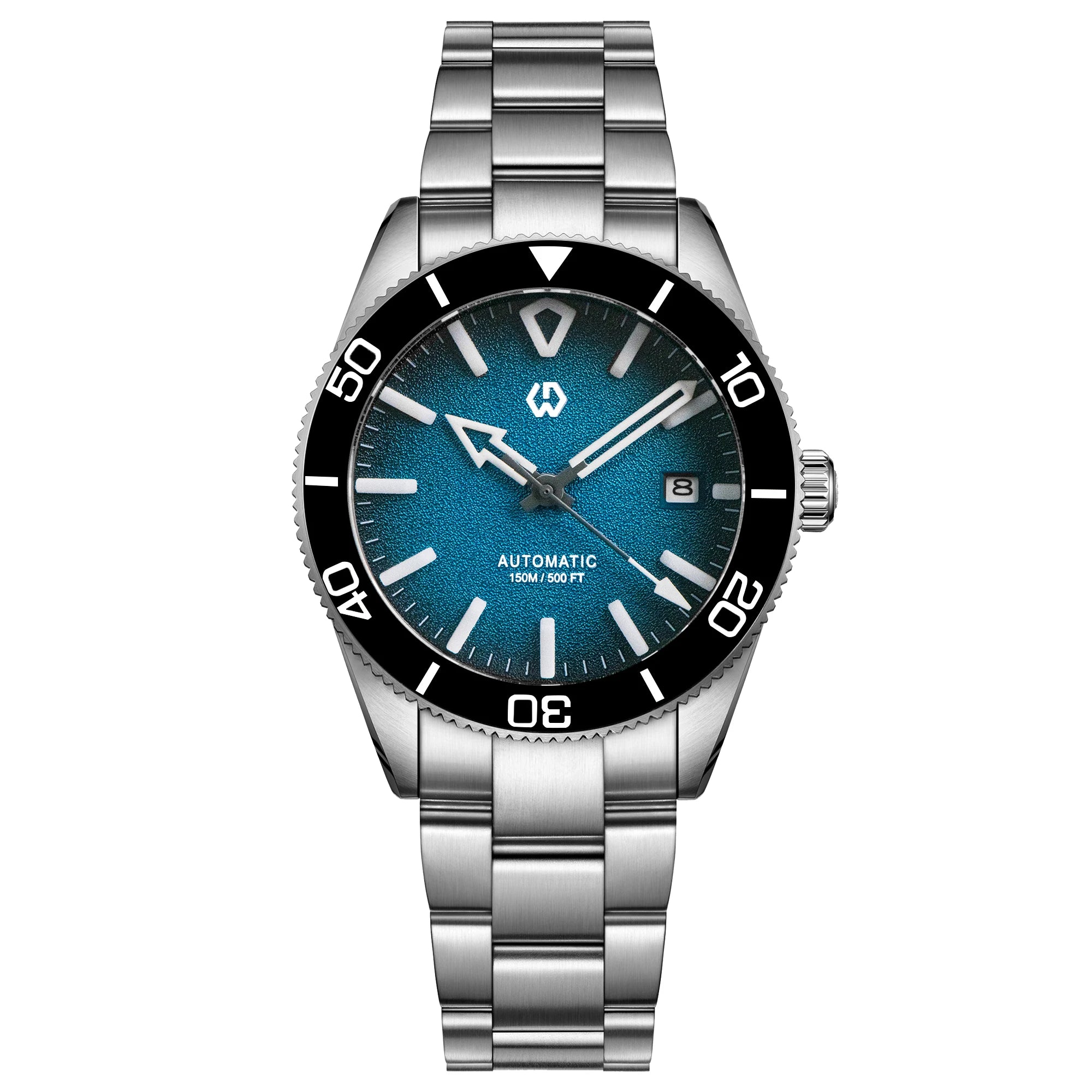 Wishdoit Aqua Storm — Diver automático con bisel cerámico y esfera 3D (15 ATM)