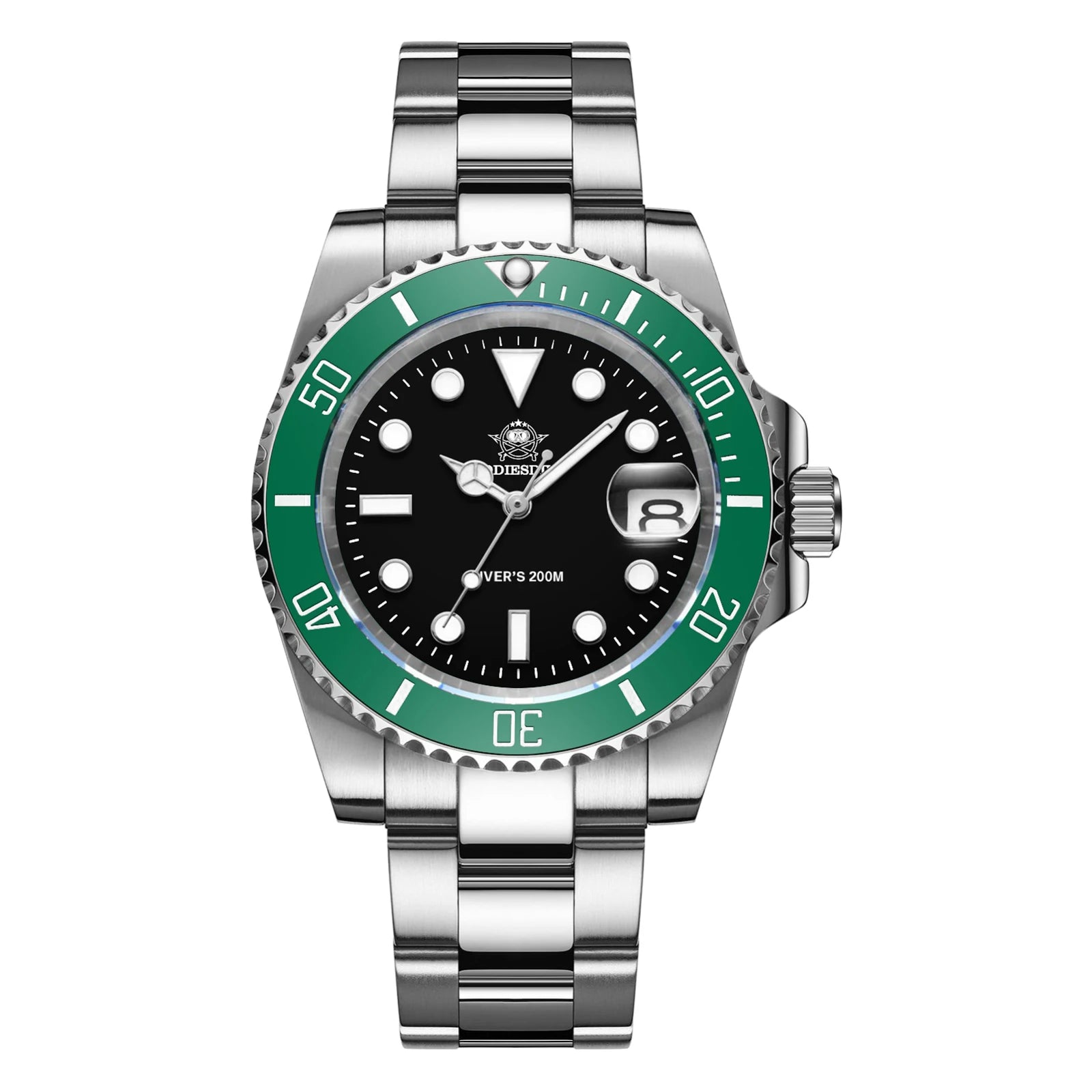 AddiesDive Diver — Reloj automático con bisel cerámico y BGW9 (20 ATM)