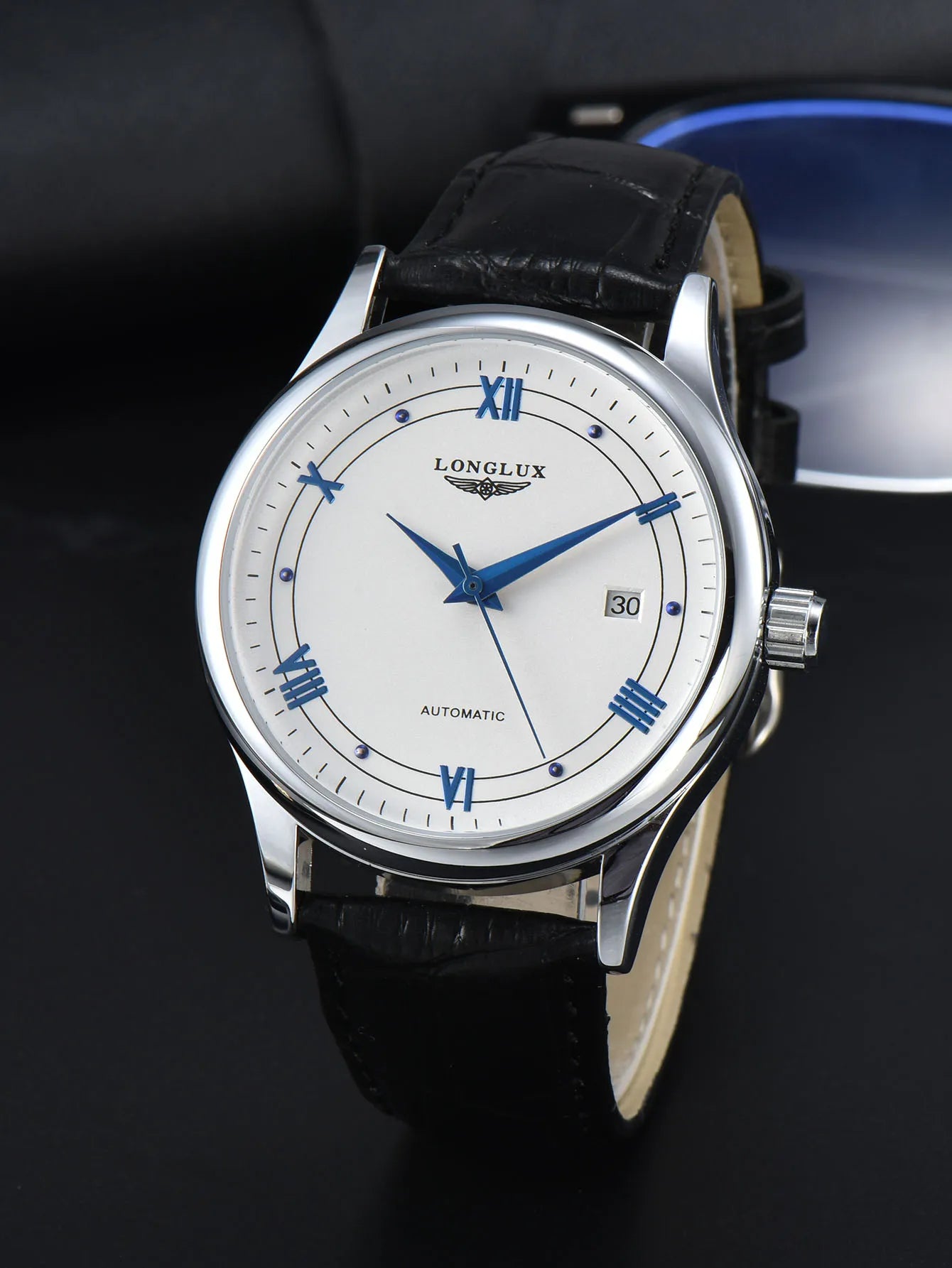 Longlux 8020LP — Reloj automático asequible con correa de cuero