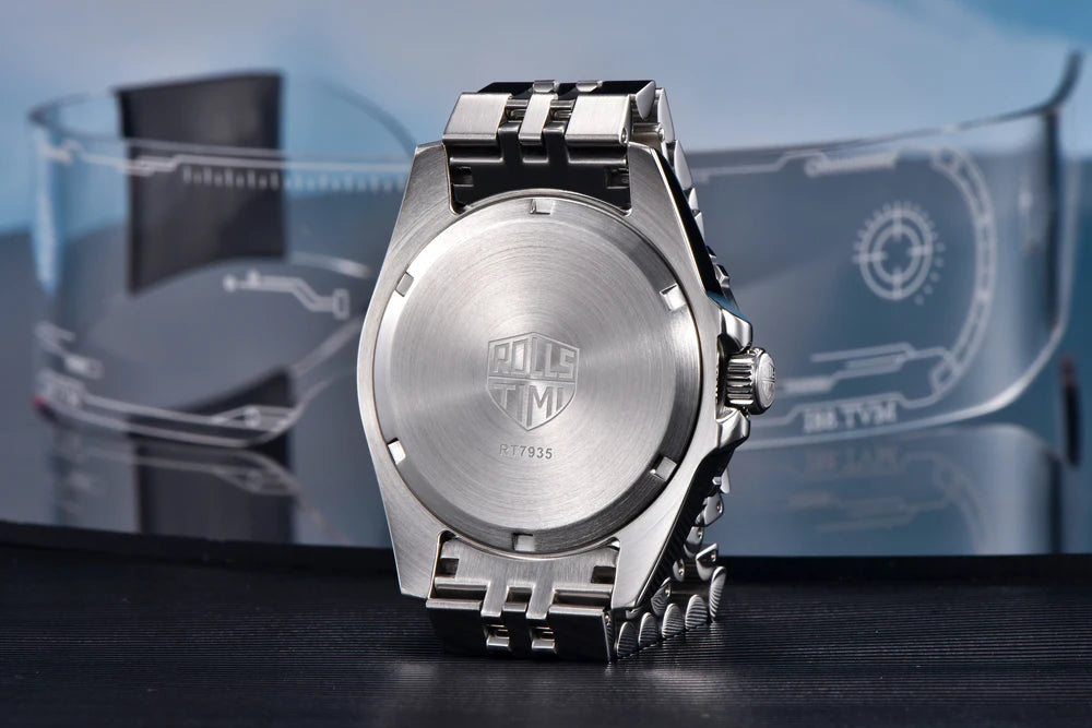 RollsTimi GMT — Automático con bisel cerámico, zafiro AR y Seiko NH34